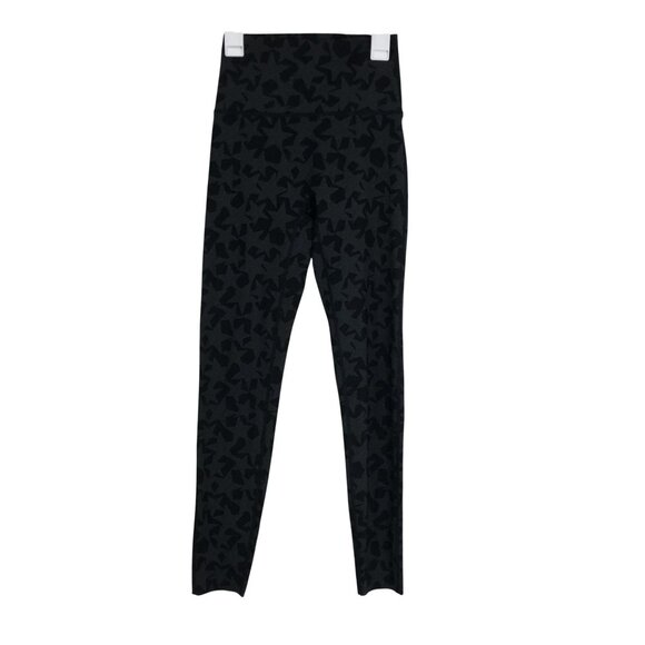 aerie Pants - Aerie Leggings High-Waisted Black Printed Star Pattern Chill Play Move S